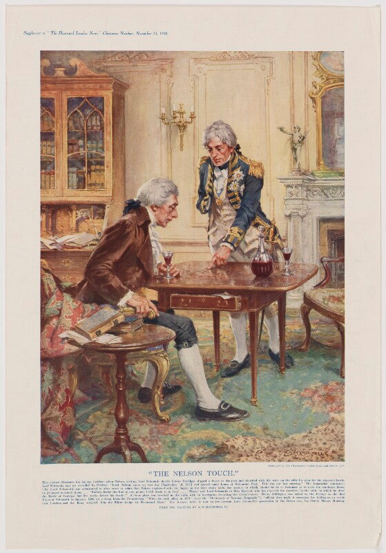The nelson touch (henry addington, 1st viscount sidmouth; horatio nelson) npg d38493