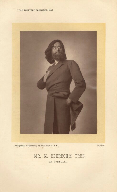 Sir herbert beerbohm tree as svengali in 'trilby' npg x26936