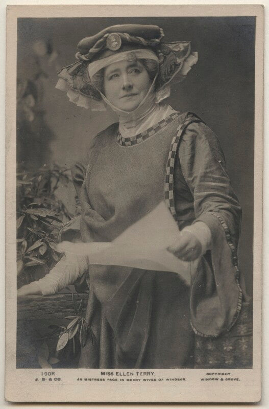Ellen terry as mistress page in 'the merry wives of windsor' npg x197948