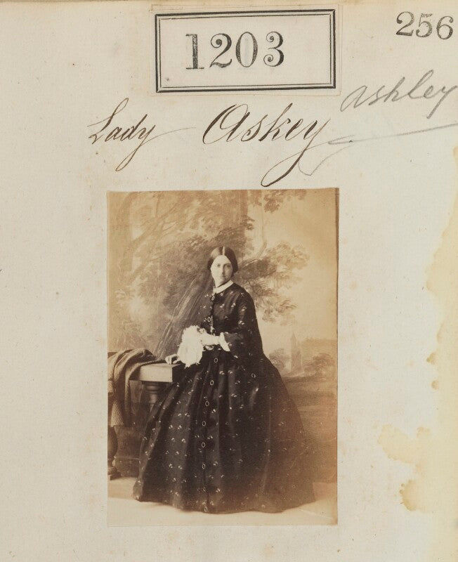 Harriet augusta anna seymourina (née chichester), countess of shaftesbury npg ax50650