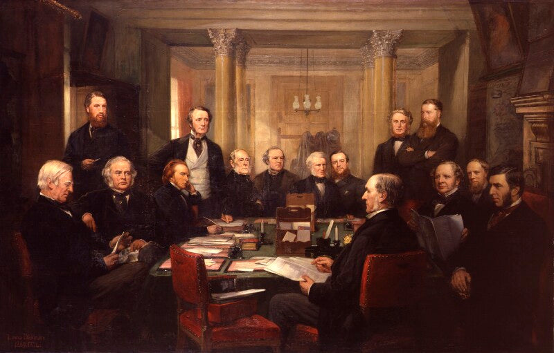 Gladstone's cabinet of 1868 npg 5116