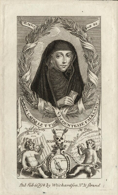 Lettice cary (née morison), viscountess falkland npg d28478