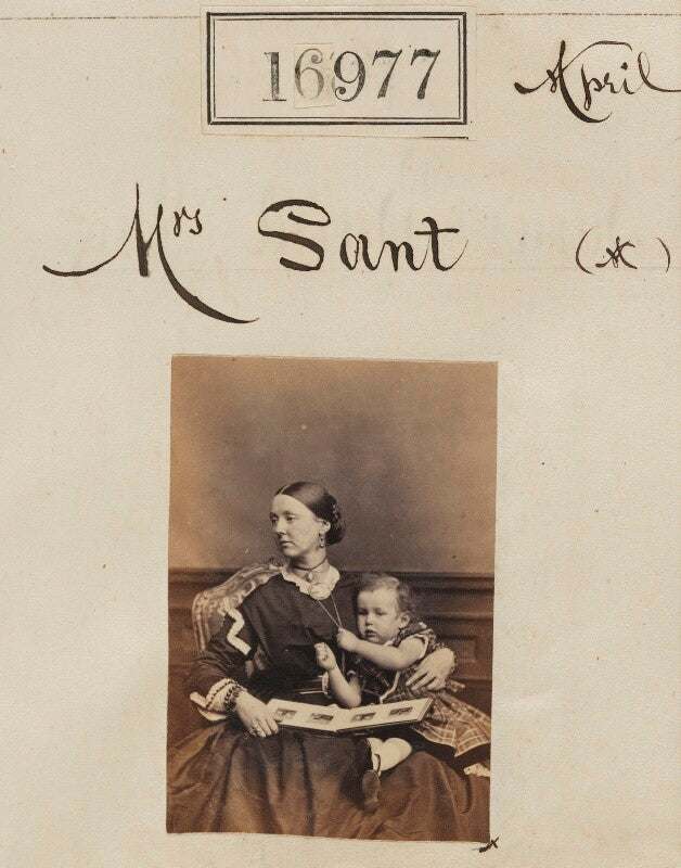 Eliza sant (née thomson); mowbray lees sant npg ax64857