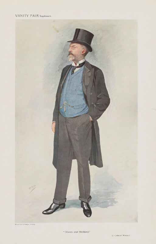 (john) cathcart wason ('men of the day. no. 1189. "orkney and shetland."') npg d45504