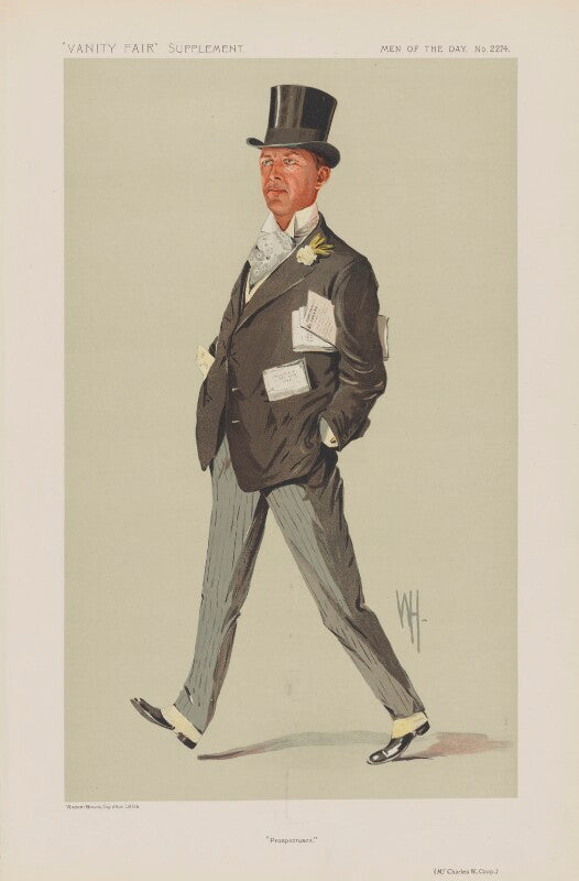 Charles william coop ('men of the day. no. 2274. "prospectuses."') npg d45664