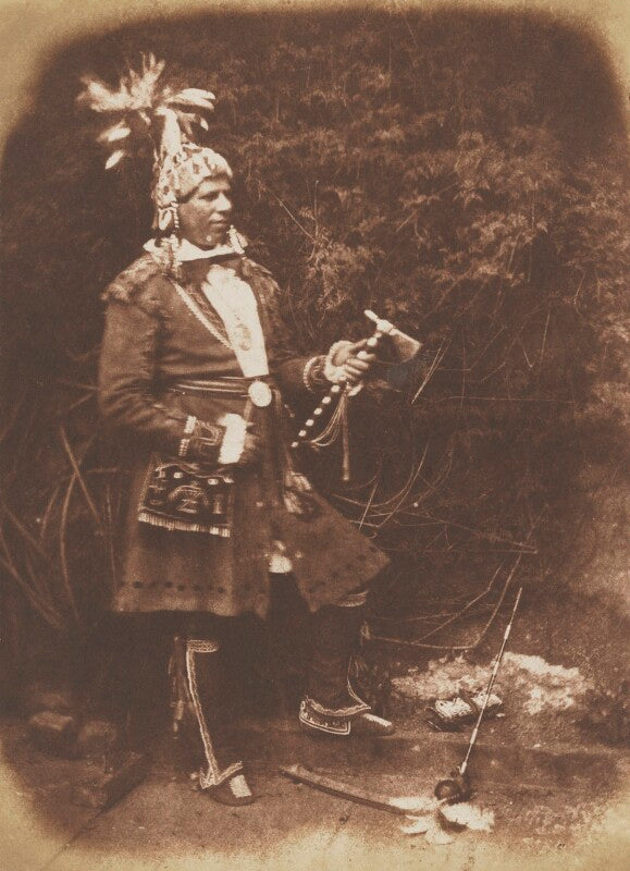 The waving plume (peter ('kahkewaquonaby') jones) npg p6(145)
