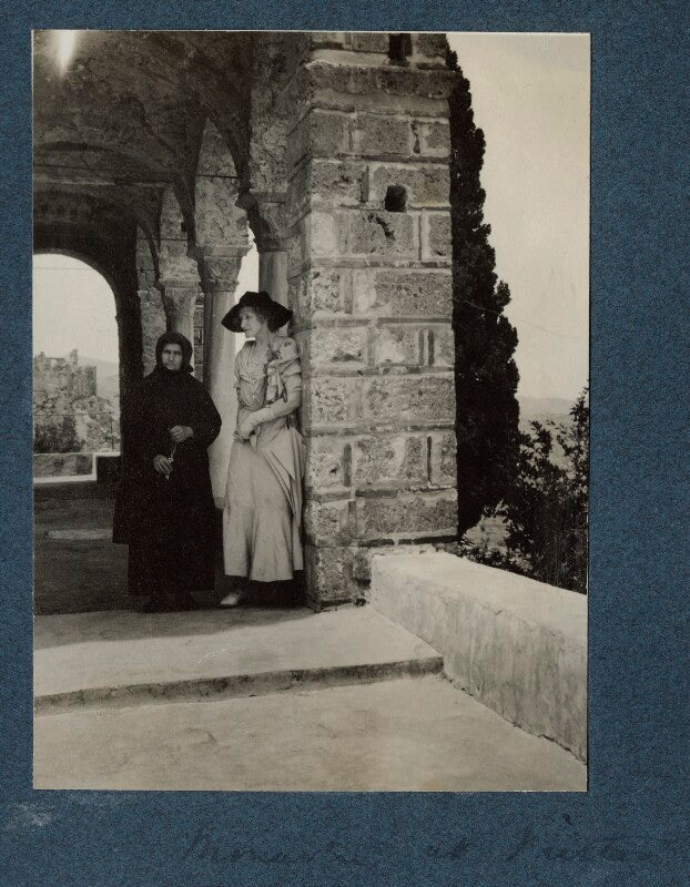Lady ottoline morrell and an unknown woman npg ax143645