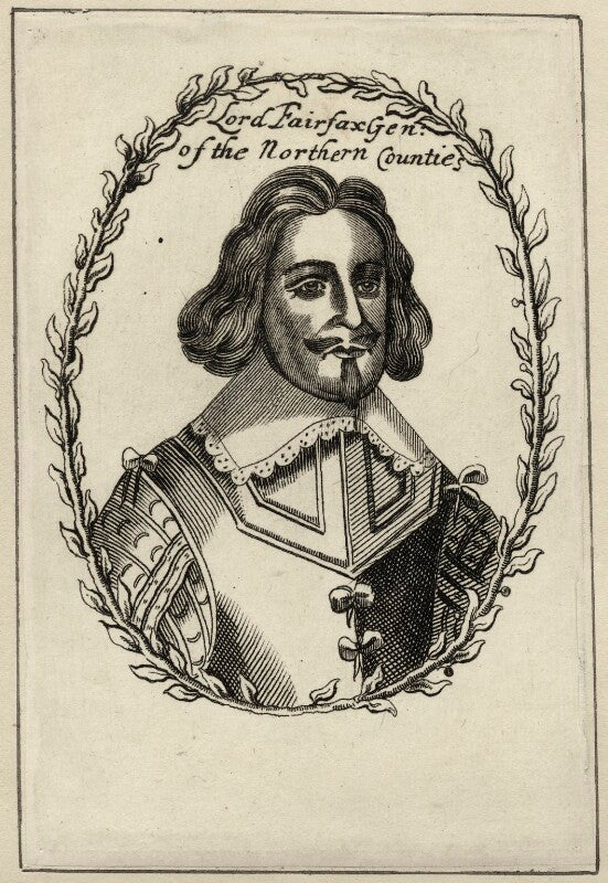 Thomas fairfax, 3rd lord fairfax of cameron npg d27118