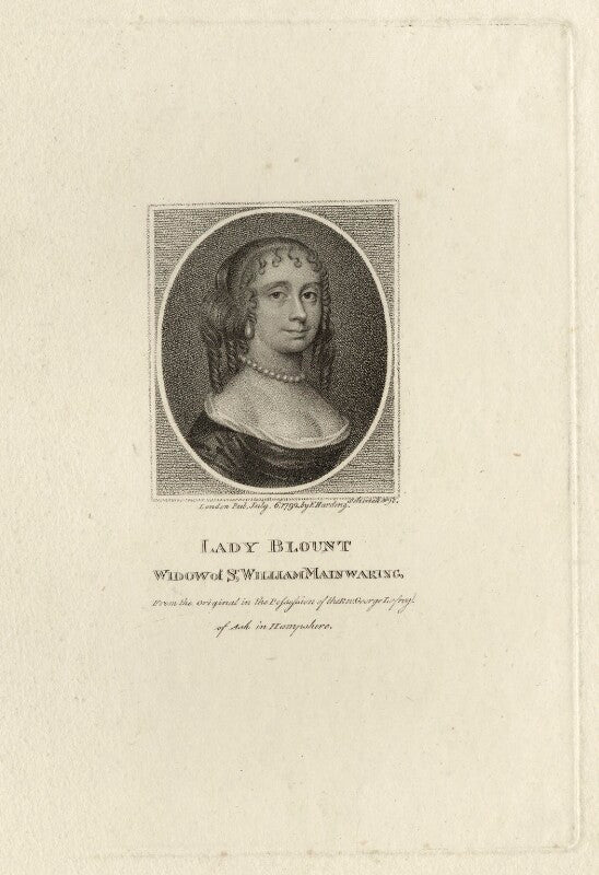 Hester blount (née wase), lady blount npg d28451