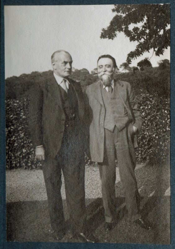 Sir edward howard marsh; gordon bottomley npg ax143901