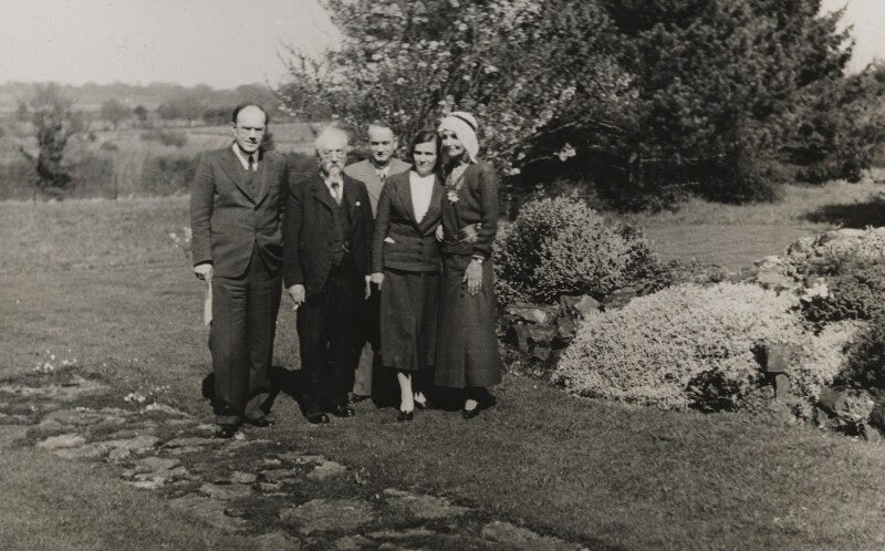 Sidney james webb, baron passfield; beatrice webb with three others npg p1292(46)