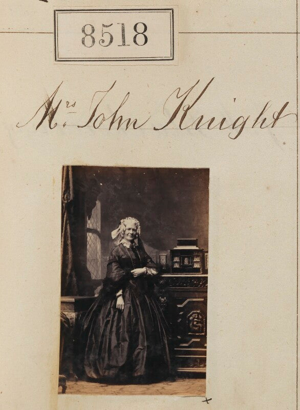 Jane isabella knight (née bury) ('mrs john knight') npg ax58340