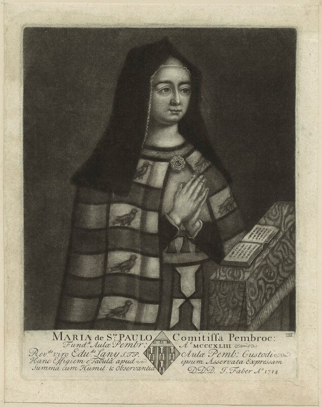 Mary de st pol, countess of pembroke npg d24090