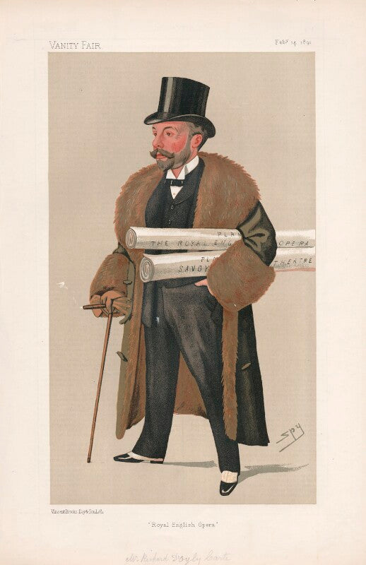 Richard d'oyly carte ('men of the day. no. 498.') npg d44529