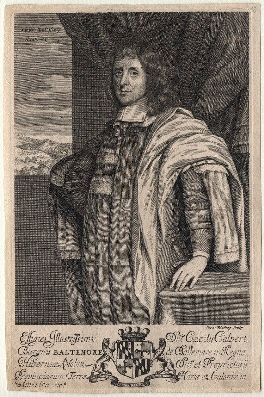 Cecil calvert, 2nd baron baltimore npg d13820