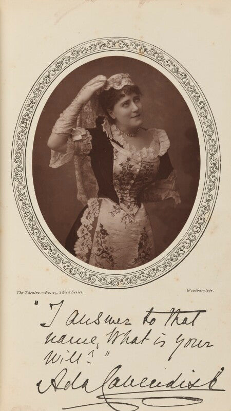 Ada cavendish (later marshall) npg ax35617