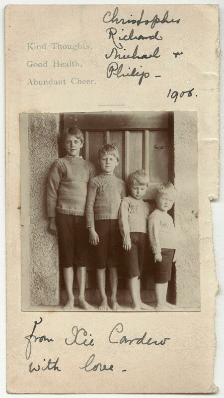 Christopher cardew; richard cardew; michael cardew; philip francis haydon cardew npg x22258