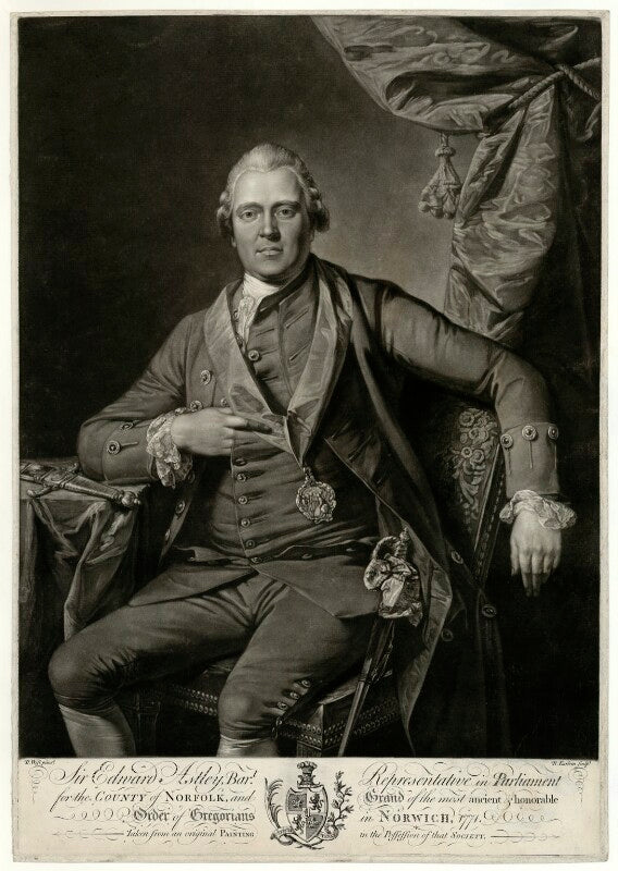 Sir edward astley, 4th bt npg d7416