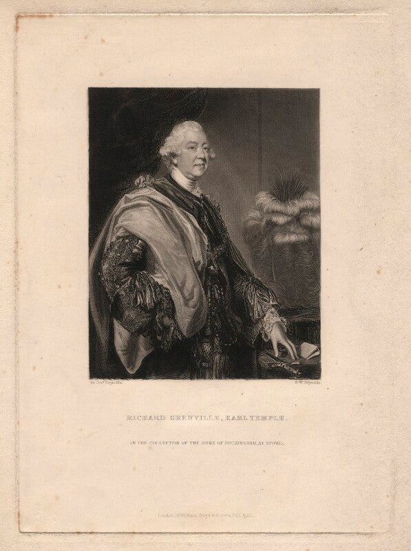 Richard grenville temple, 2nd earl temple npg d13812