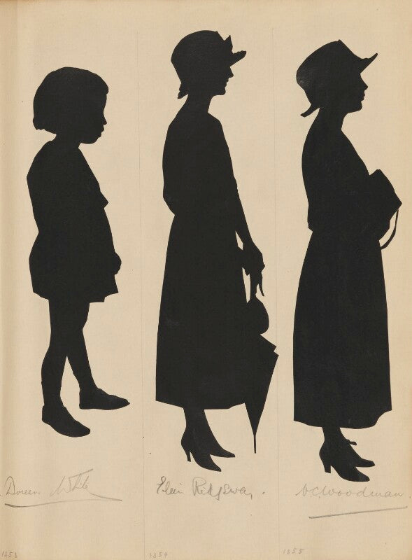 Doreen white; elen? ridgeway; v.c. woodman npg d46594