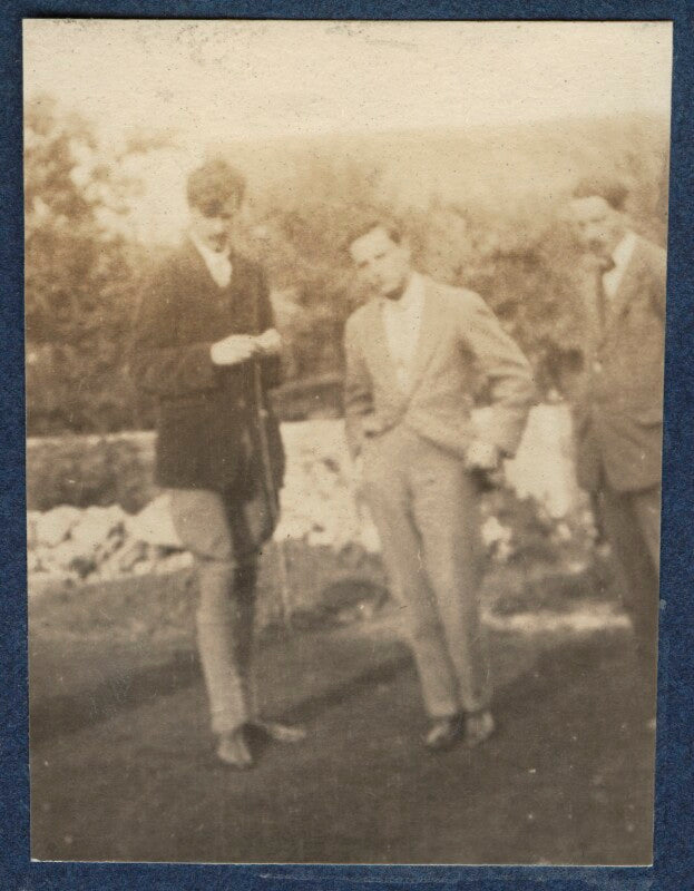 Aldous huxley; eric charles dickinson; edward joseph harrington o'brien npg ax140450