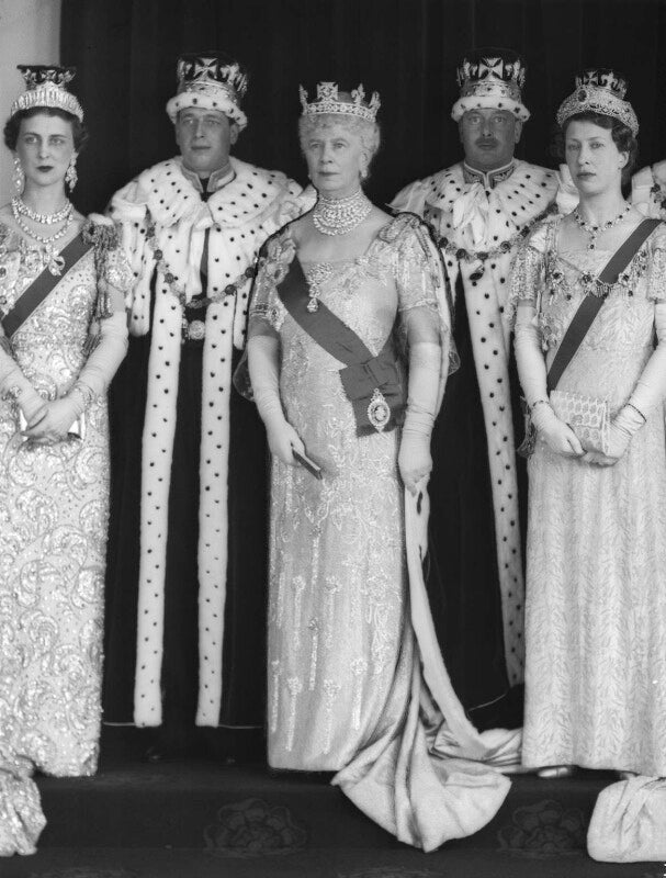 Royal group on the occasion of the coronation of king george vi npg x132186