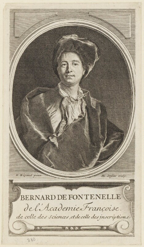 Bernard le bovier de fontenelle npg d16100
