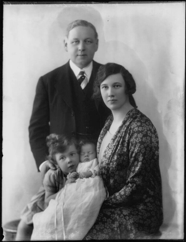 Ernest evans and constance anne evans (née lloyd) with two of their sons npg x124455