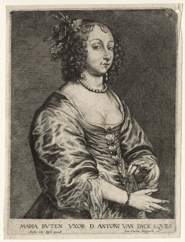 Mary (née ruthven), lady van dyck npg d20906
