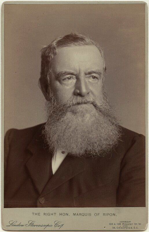 George frederick samuel robinson, 1st marquess of ripon and 3rd earl de grey npg x17020