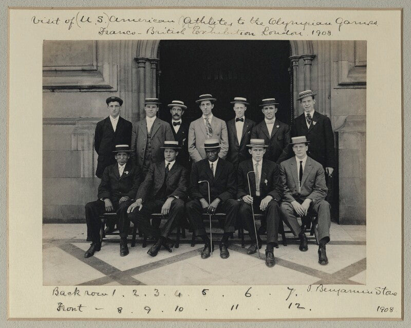 Visit of (u.s.) american athletes to the olympian games franco british exhibition, london, 1908' npg x131230