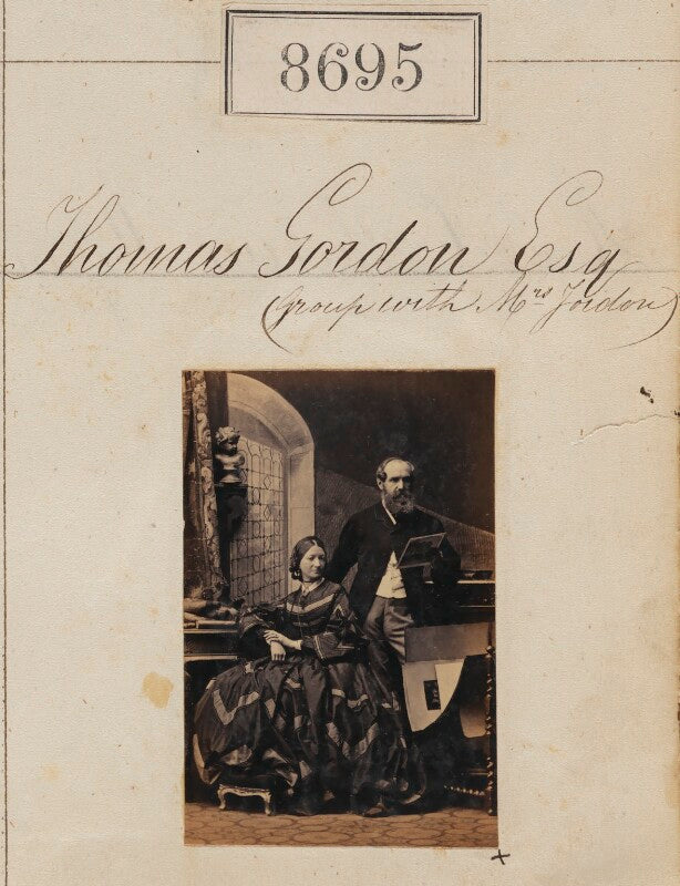 Thomas gordon; mrs gordon npg ax58518