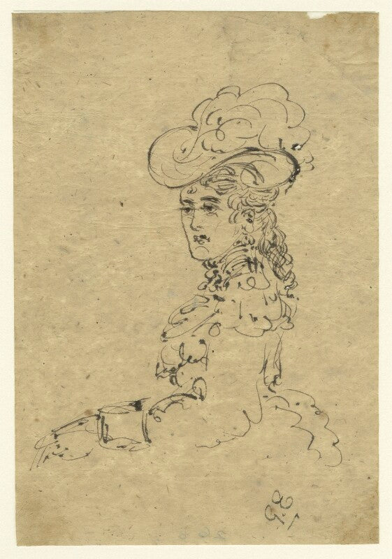 Sketch of an unknown woman npg d23200