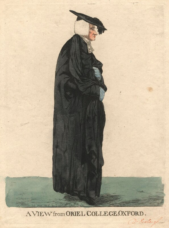 John eveleigh ('a view from oriel college, oxford') npg d13449