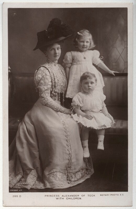 Princess alice, countess of athlone; lady may helen emma abel smith (née cambridge); prince rupert, viscount trematon npg x26735