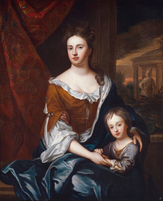 Queen anne; william, duke of gloucester npg 5227