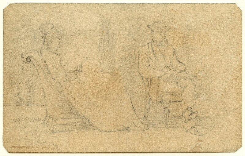 Unknown man and woman npg d23160