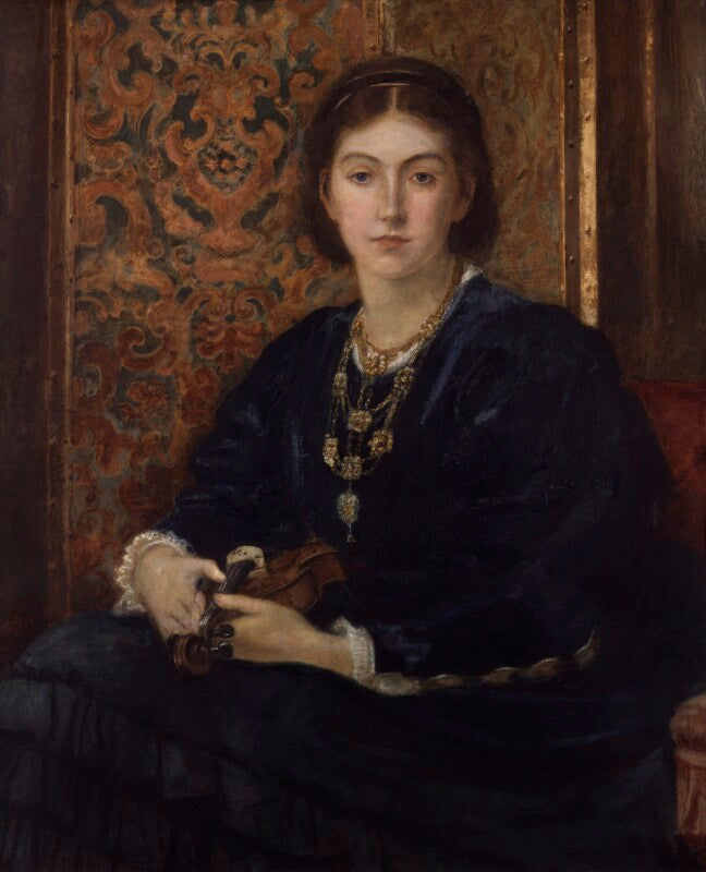 Caroline blanche elizabeth (née fitzroy), lady lindsay npg 5401