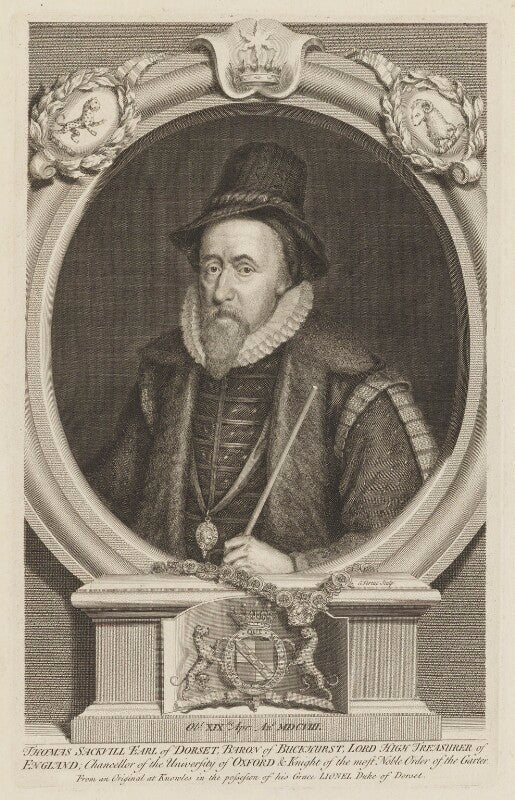 Thomas sackville, 1st earl of dorset npg d35357