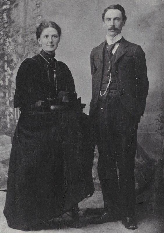 Alys whitall russell (née pearsall smith); bertrand russell npg ax160726