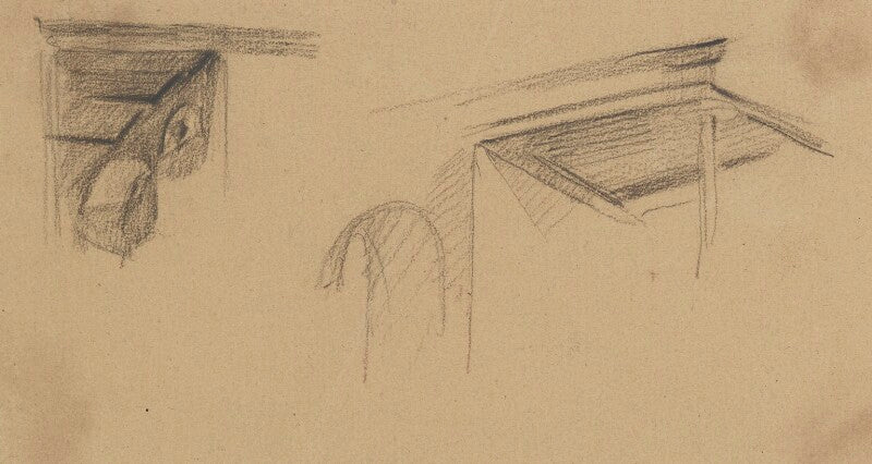 Architectural features, left gallery npg 2662(33)