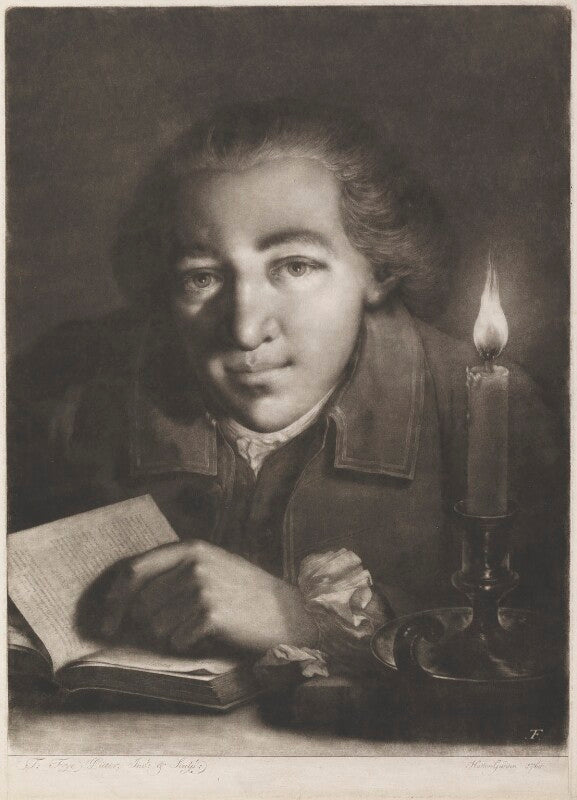 Young man with book and candlestick npg d11297