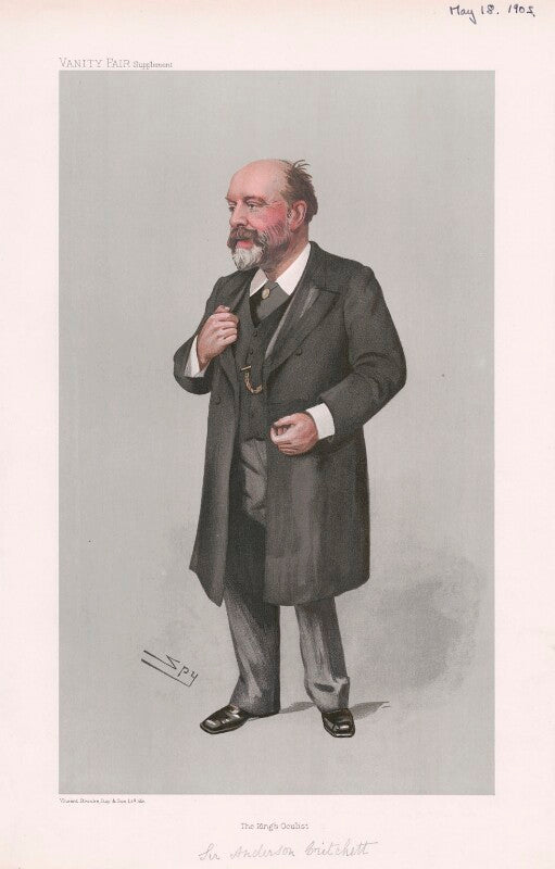 Sir (george) anderson critchett, 1st bt ('men of the day. no. 954. "the king's oculist"') npg d45275