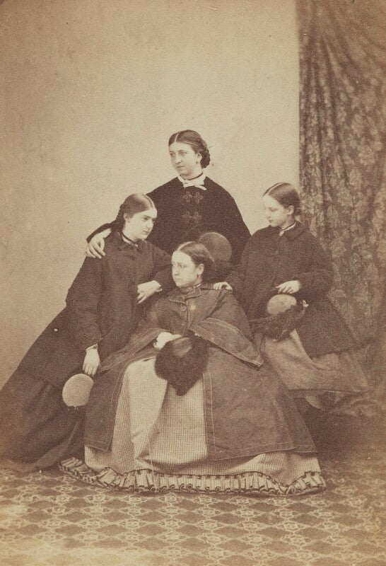 Louisa frances plunket (née hewitt); isabella sanders (née synge); sophia dorothy hely hutchinson; adelaide margaret tighe (née browne) npg ax196567