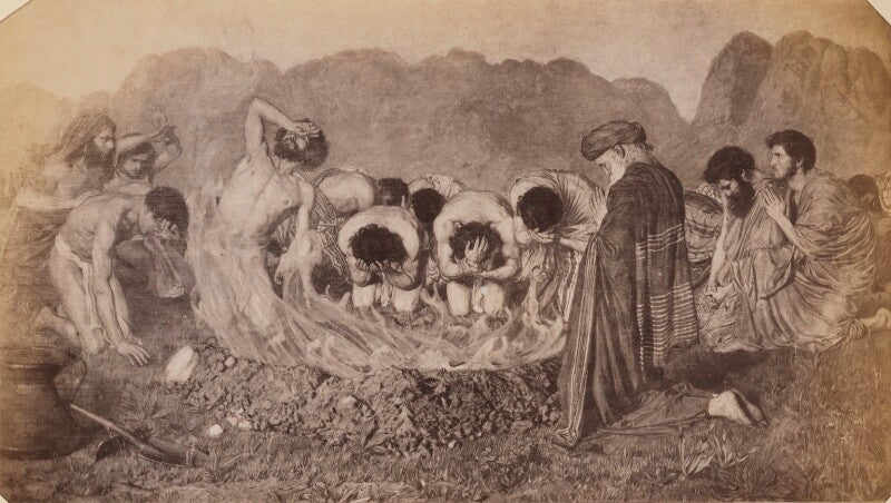 'the sacrifice of elijah' npg p1273(14a)