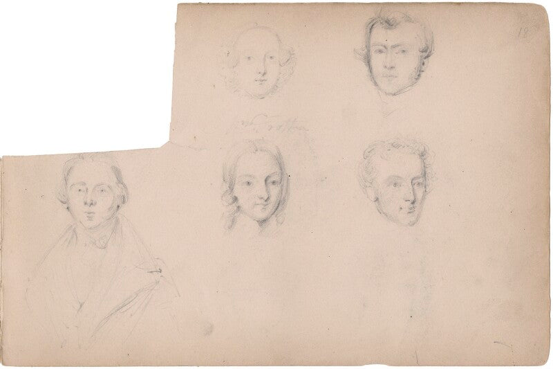 Five unknown sitters npg d23313(30)