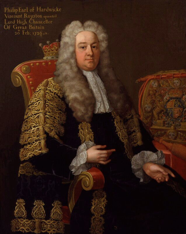 Philip yorke, 1st earl of hardwicke npg 872