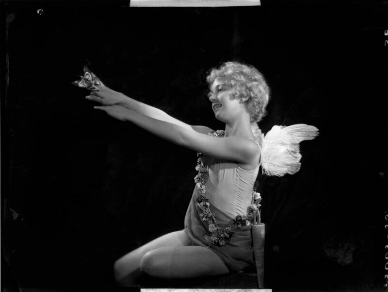 Helen ('bunty') kelley (later bernstein) as cupid in 'queen of hearts' npg x153491