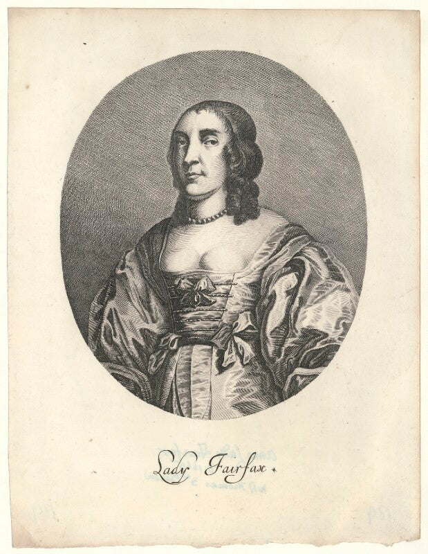 Anne (née de vere), lady fairfax npg d23435