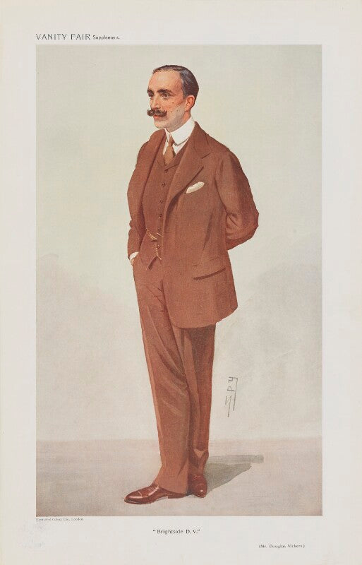 Douglas vickers ('men of the day. no. 1207. "brightside d. v."') npg d45532